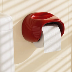 No Punching Bathroom Roll Holder Wall Mounted Waterproof Toilet Paper Storage Rack Plastic Vintage Toilet Paper Box Restroom