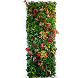 40 x 120 cm Artificial Lawn Plant, Subtropical Simulated Plant Grass Wall Panel Backdrop, Suitable for Hotel and Garden Decoration
