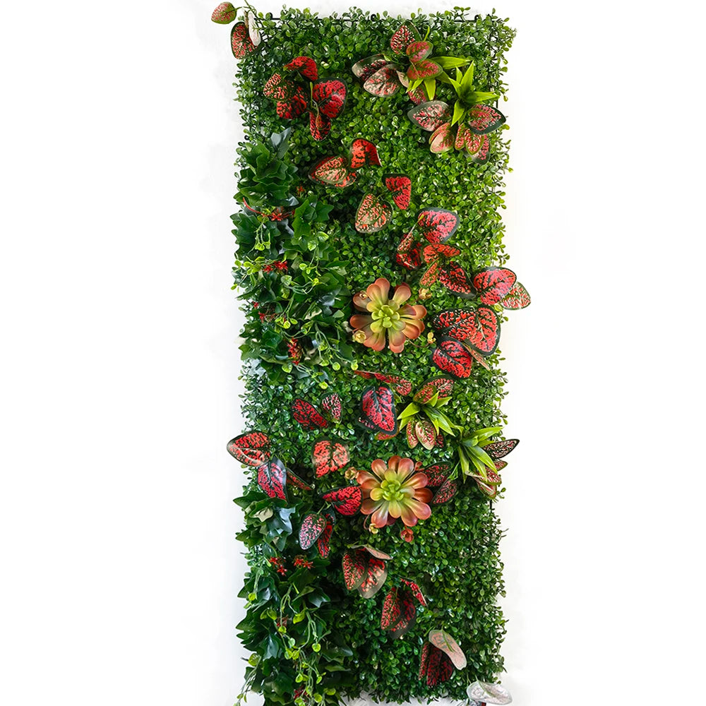 40 x 120 cm Artificial Lawn Plant, Subtropical Simulated Plant Grass Wall Panel Backdrop, Suitable for Hotel and Garden Decoration