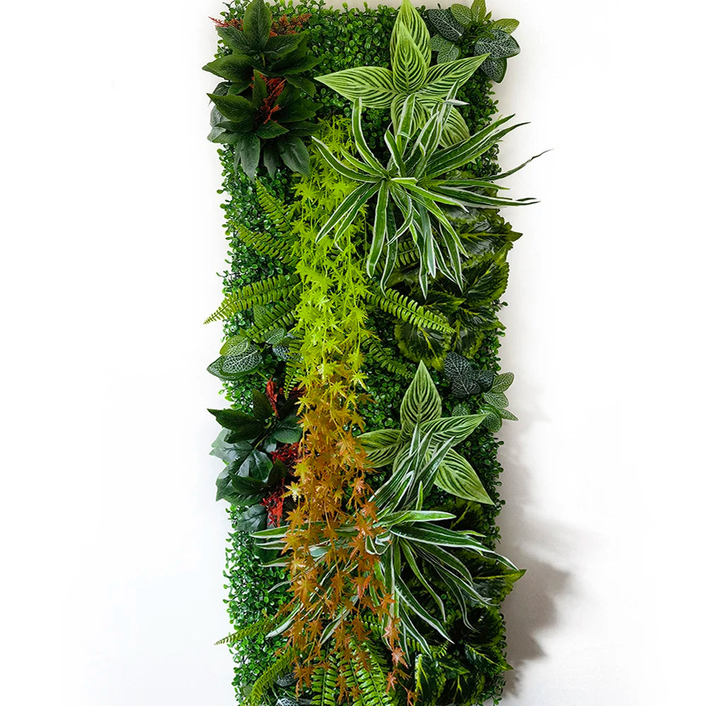 40 * 120 cm New Artificial Green Simulated Plant Grid, Milan Eucalyptus Wedding Backdrop Wall Decoration
