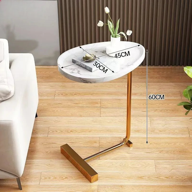 Removable Bedside Table, Simple Household Small Table, Bedroom Nightstand Shelf, Trendy Mini Sofa Side Table for Living Room