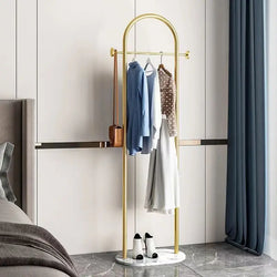 Clothes Rack Floor-Standing Bedroom Space-Saving Clothes Rack Modern Simple Home Living Room Clothes Rack Indoor Coat Rack