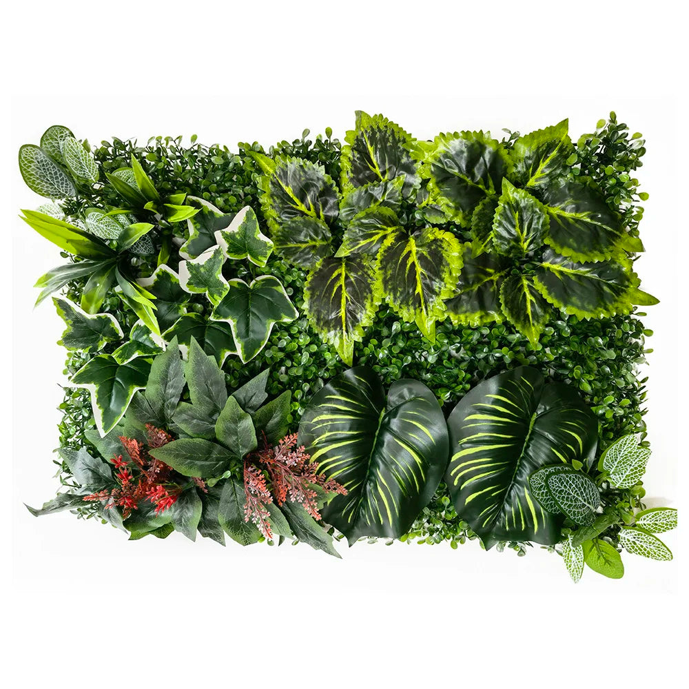 40 cm * 60 cm New 3D Artificial Green Plant Grass Wall Panel, Flower Vine Wedding Backdrop Wall Decoration