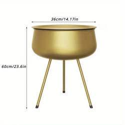 Thickened Bedroom Bedside Table, Creative Wide Fashionable Small Coffee Table, Cute Artistic Side Table