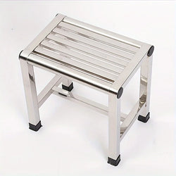 Multifunctional Stainless Steel Stool - Durable Thick and Sturdy Stool, Ideal for Living Room, Bathroom, Kitchen and Hallways