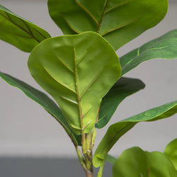 103cm/132cm Artificial Ficus Tree Branch Large Fake Banyan Plants Plastic Rubber Tree Leaves For Home Garden Office Room Decor