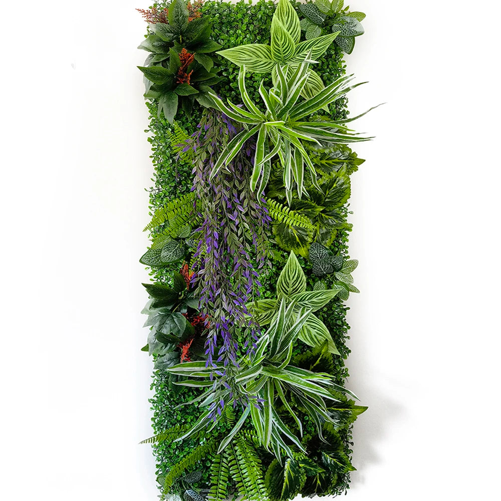 40 * 120 cm New Artificial Green Simulated Plant Grid, Milan Eucalyptus Wedding Backdrop Wall Decoration