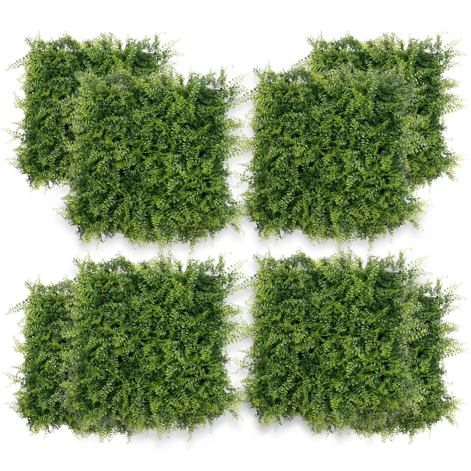12-Pack 20" x 20" Artificial Boxwood Panels, Sun-Resistant Privacy Hedge, 33 m² Artificial Greenery Plants for Indoor and Outdoor Garden Use