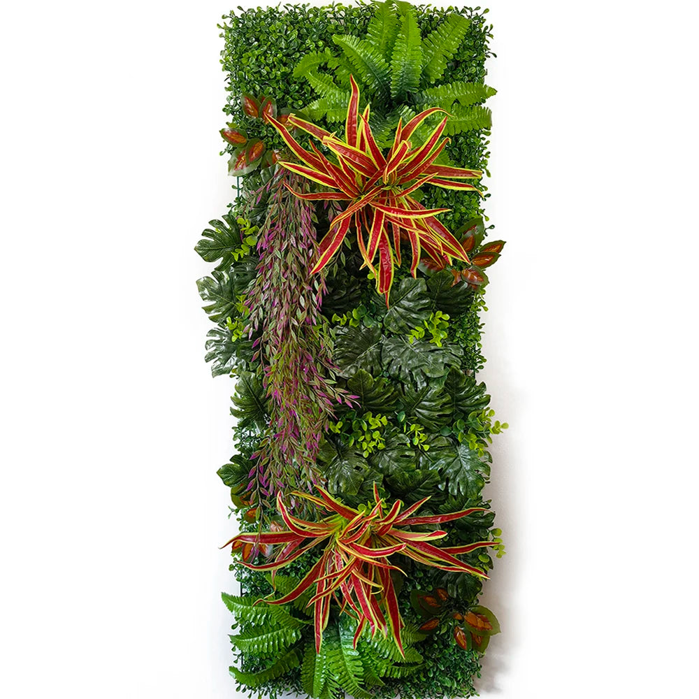 40 * 120 cm New Artificial Green Simulated Plant Grid, Milan Eucalyptus Wedding Backdrop Wall Decoration