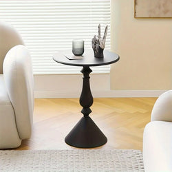 Nordic-Style Coffee Table, Movable Sofa Side Table, Luxury Elegant Small Round Table for Home or Simple Bedside Table