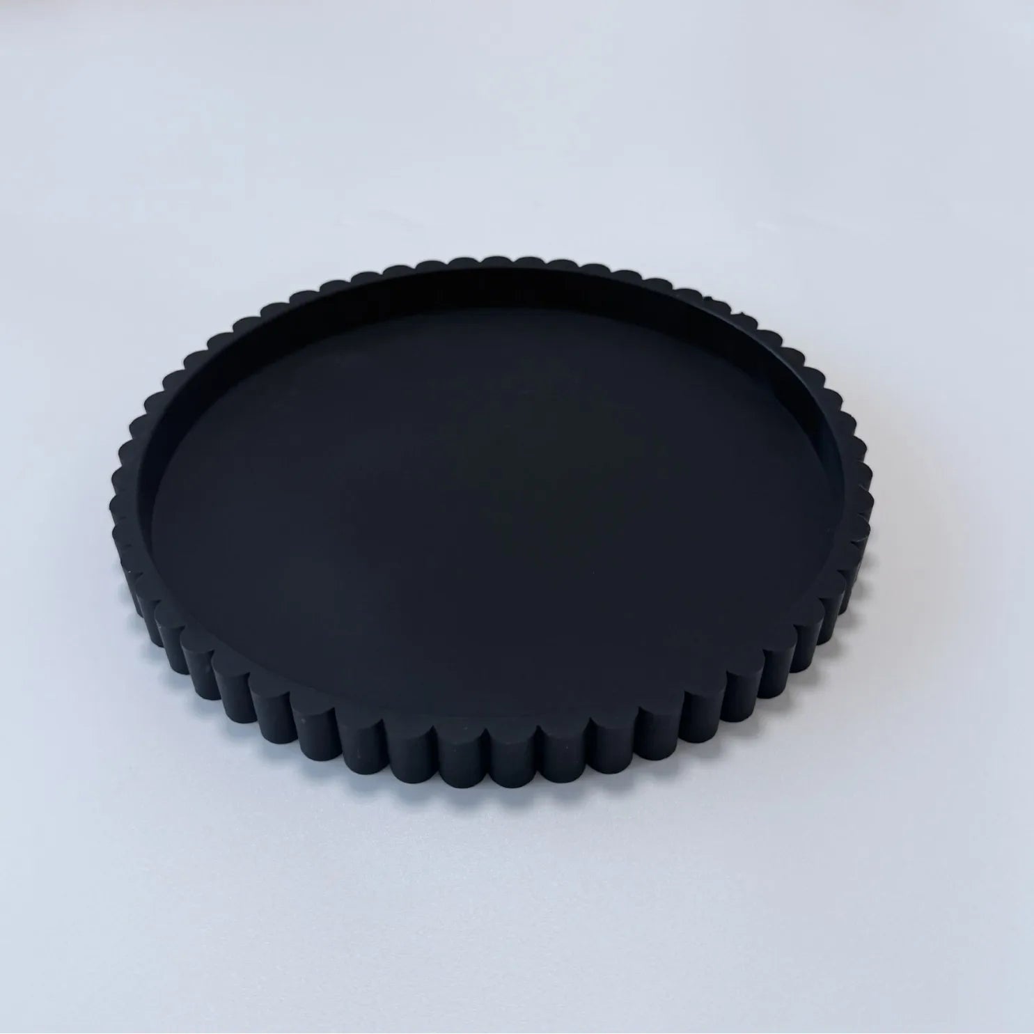 30Cm Silicone Lace Round Fruit Tray Jewelry Sundries Storage Tray Household Silicone Food Tray Fruit Tray Multifunctional