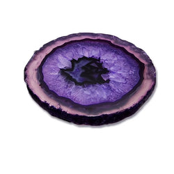 Natural crystal agate coffee mat and coaster