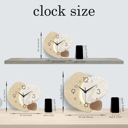 Modern Simple Wall Clock, Silent Quartz Clock, Bedroom/Living Room Sofa Background Decorative Wall Clock, No Battery