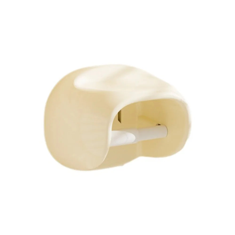 No Punching Bathroom Roll Holder Wall Mounted Waterproof Toilet Paper Storage Rack Plastic Vintage Toilet Paper Box Restroom