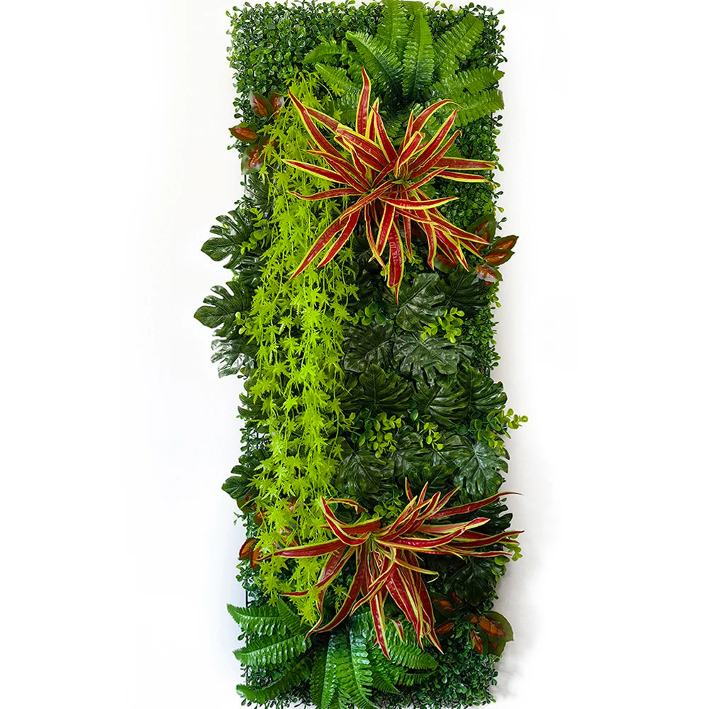 40 * 120 cm New Artificial Green Simulated Plant Grid, Milan Eucalyptus Wedding Backdrop Wall Decoration