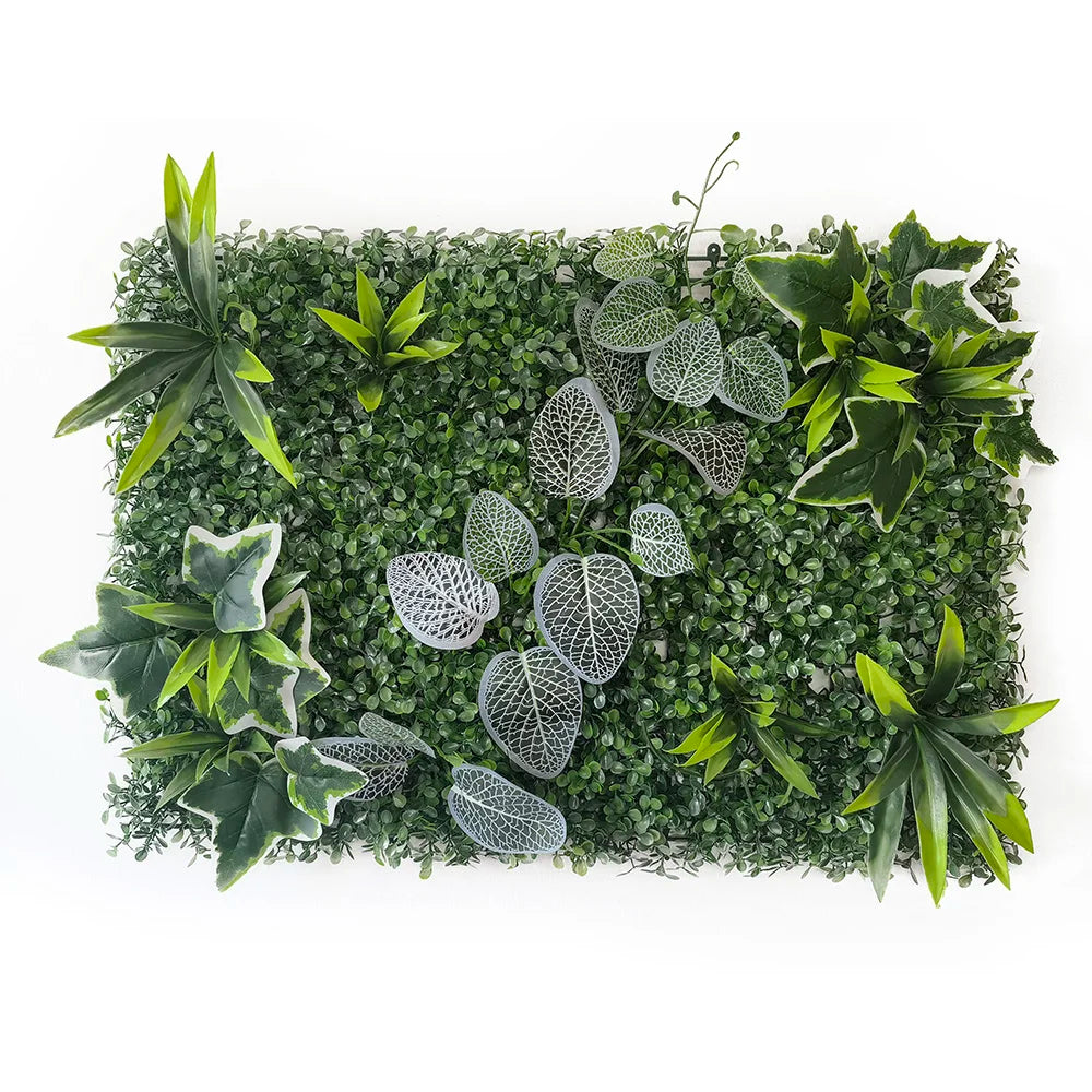 40 cm * 60 cm New 3D Artificial Green Plant Grass Wall Panel, Flower Vine Wedding Backdrop Wall Decoration