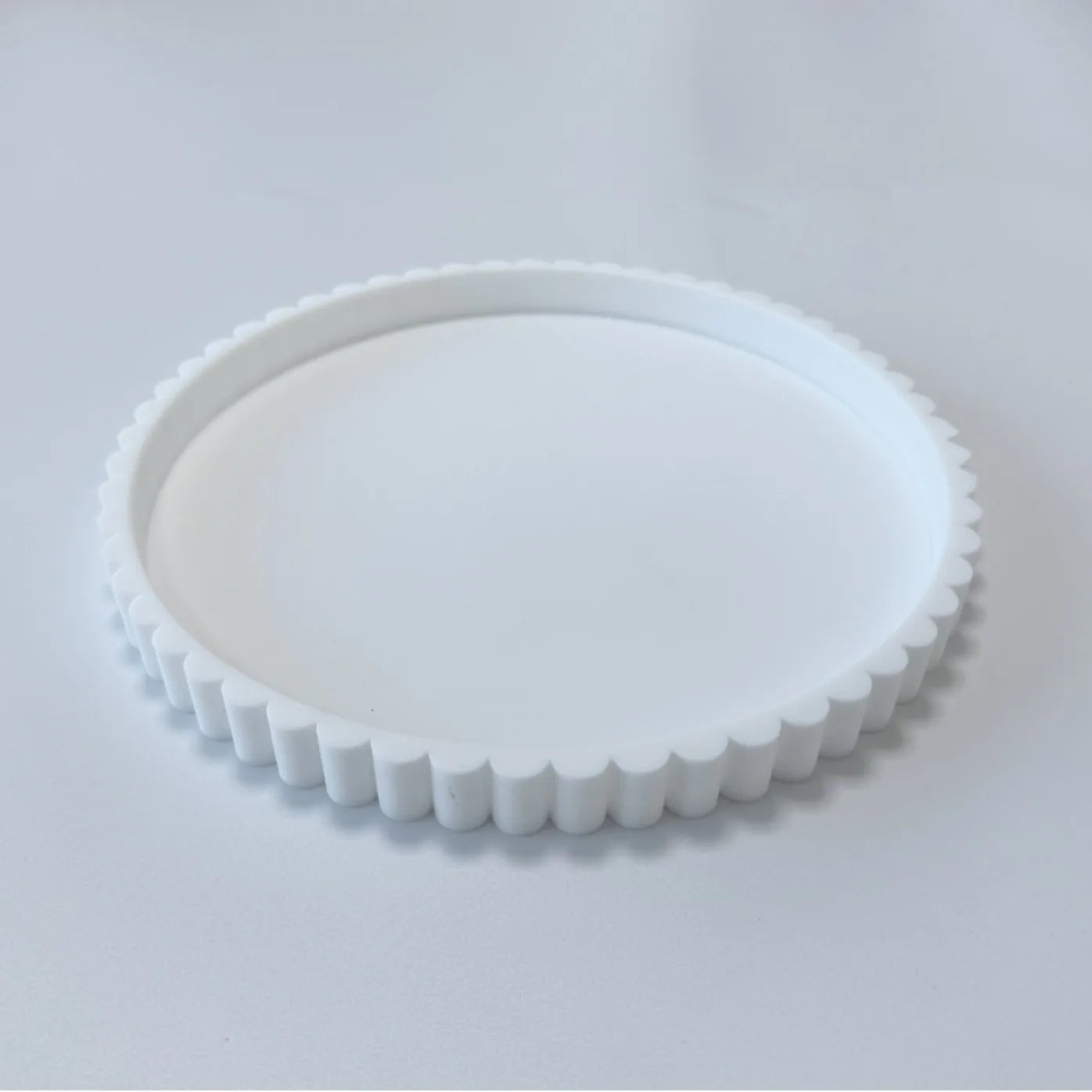 30Cm Silicone Lace Round Fruit Tray Jewelry Sundries Storage Tray Household Silicone Food Tray Fruit Tray Multifunctional