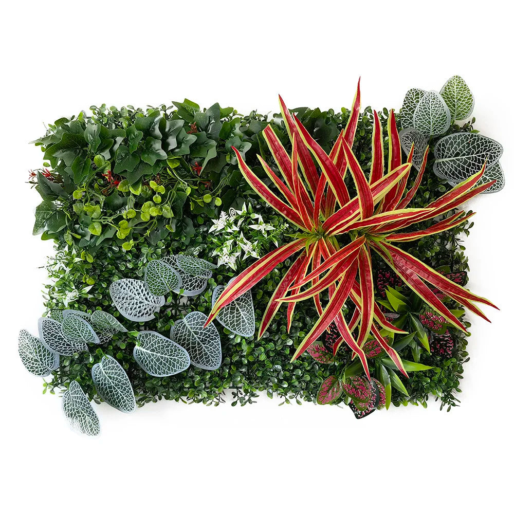 40 cm * 60 cm New 3D Artificial Green Plant Grass Wall Panel, Flower Vine Wedding Backdrop Wall Decoration