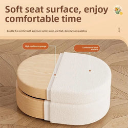 Small Stool Shoe Change Stool Chair Snake Storage Box Hidden Storage Vanity Bench Living Room Home Decoration Organizer Basket