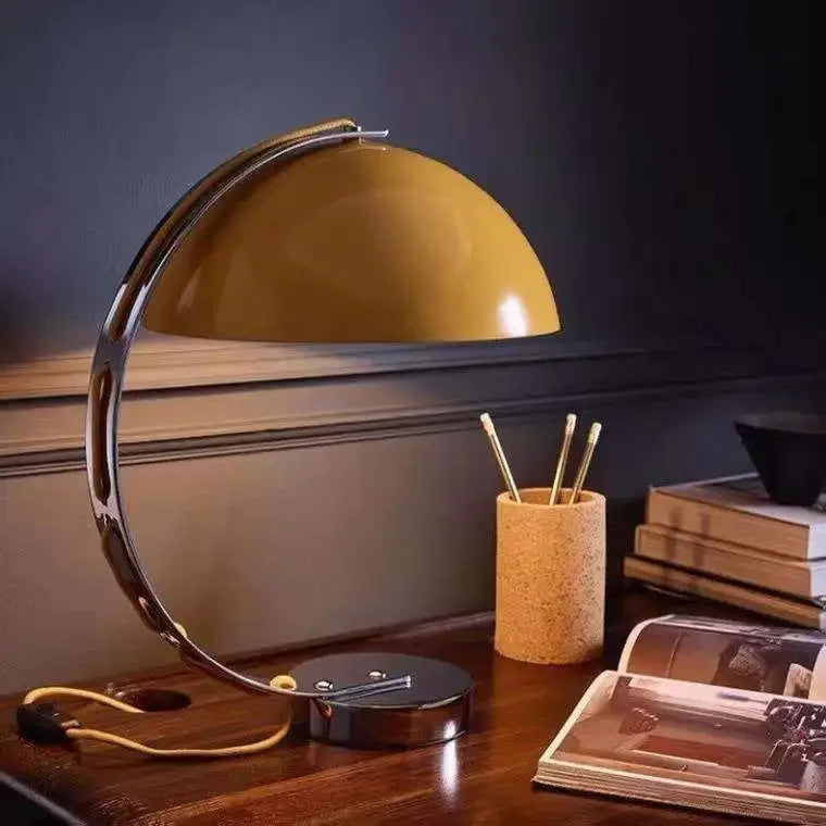 Modern Minimalist Desk Lamp, Decorative Bedside Reading Light for Bedroom, Study, Living Room & Hotel