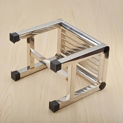 Multifunctional Stainless Steel Stool - Durable Thick and Sturdy Stool, Ideal for Living Room, Bathroom, Kitchen and Hallways