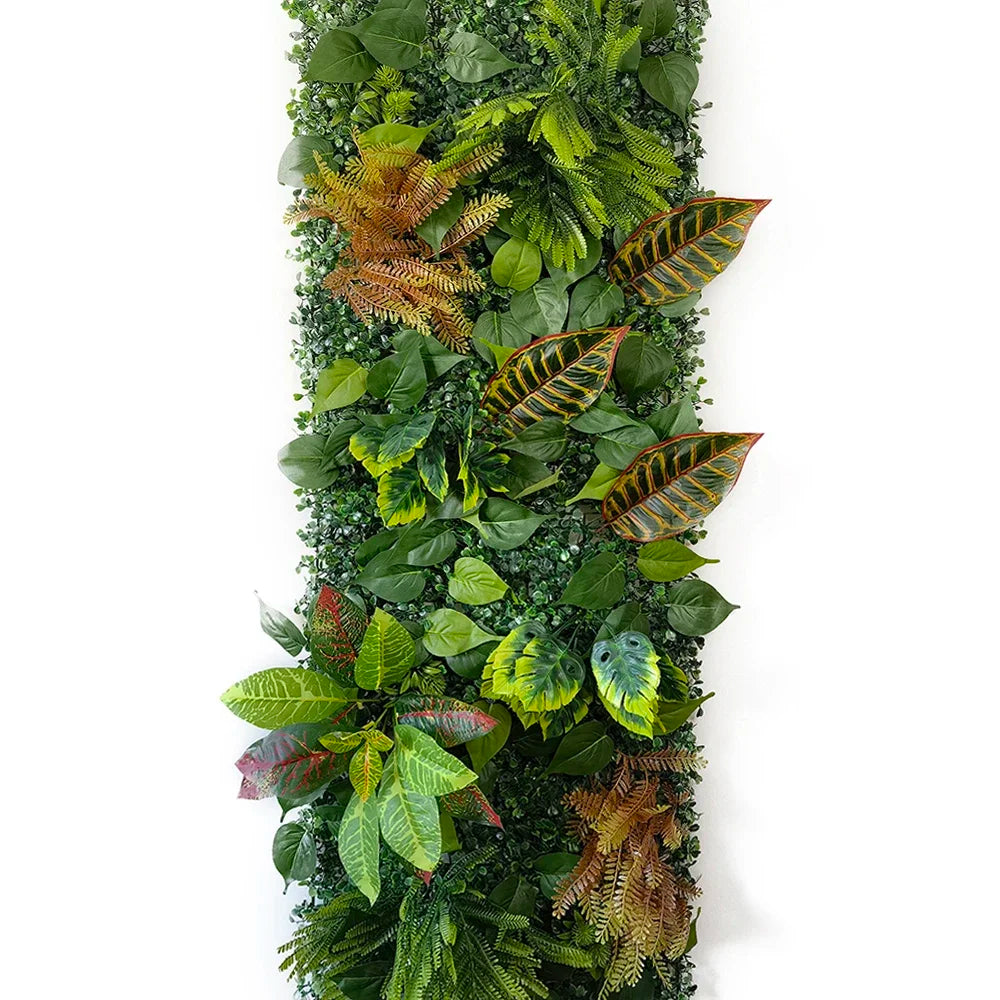 40 * 120 cm New Artificial Green Simulated Plant Grid, Milan Eucalyptus Wedding Backdrop Wall Decoration