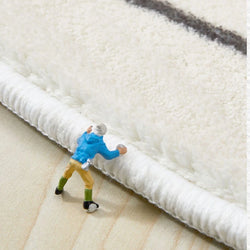 American Retro Rugs for Bedroom, Fluffy Soft Brown Plush Rug, Irregular Living Room Decorative Carpet, Large Thickened Floor Mat
