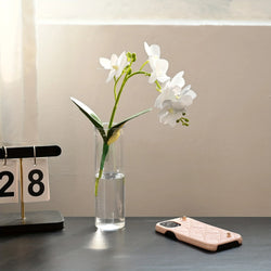 15/20 plastic cylindrical vases, high transparency vase set, suitable for simple desktop flower arrangement decoration
