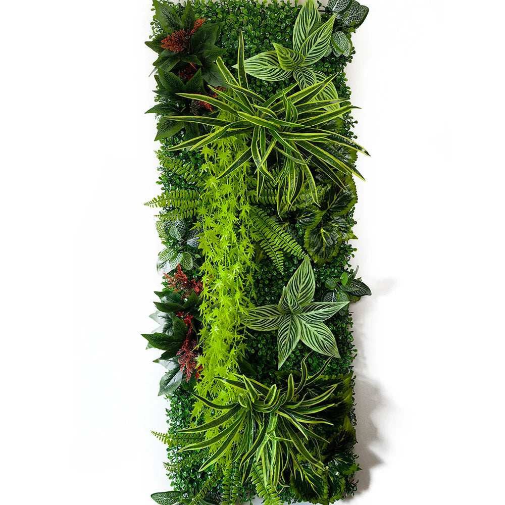 40 * 120 cm New Artificial Green Simulated Plant Grid, Milan Eucalyptus Wedding Backdrop Wall Decoration