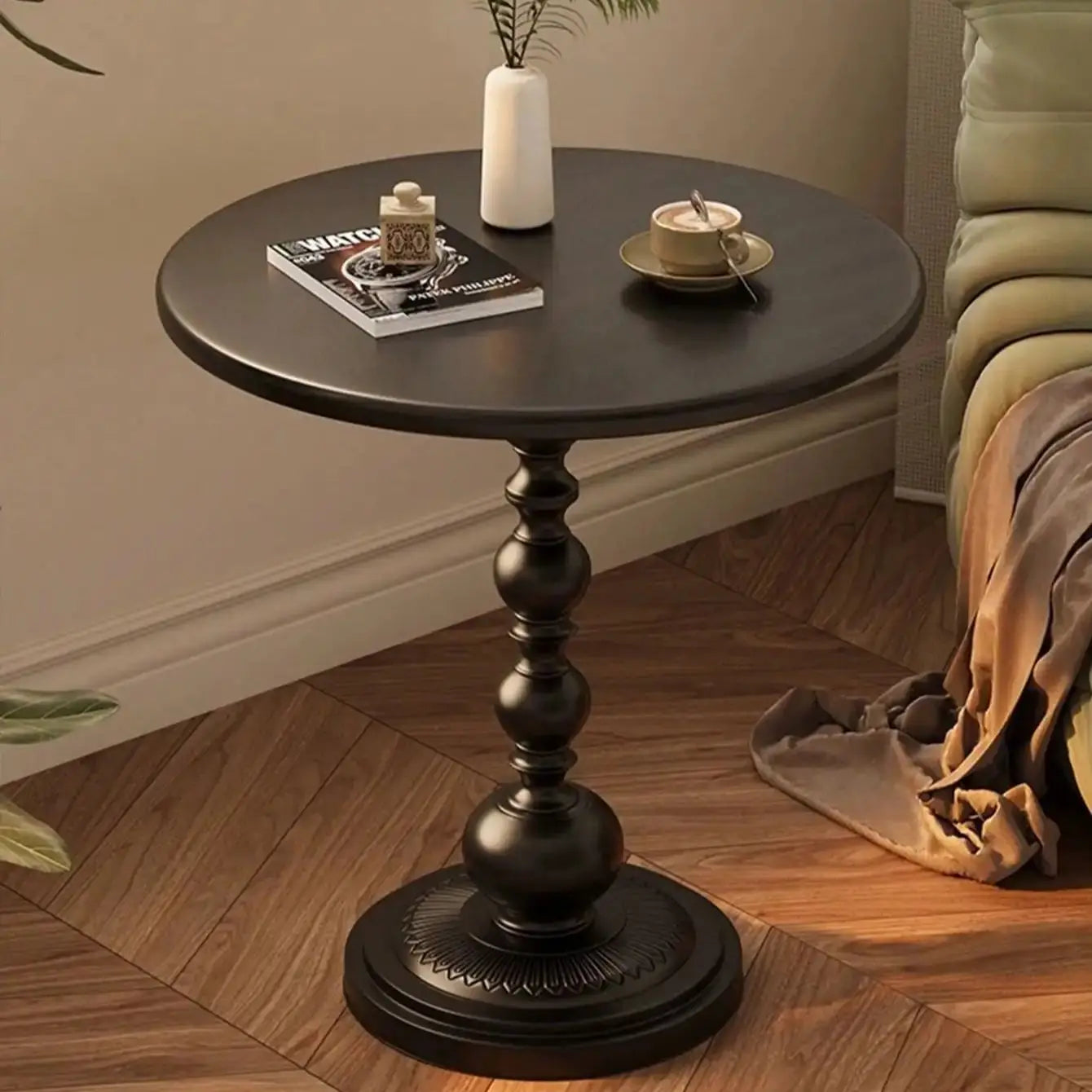 Scandinavian Coffee Table, Sofa Side Table, Vintage Metal Corner Table, Bedside Table, Reading Desk, Furniture and Living Room Decor
