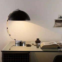Modern Minimalist Desk Lamp, Decorative Bedside Reading Light for Bedroom, Study, Living Room & Hotel